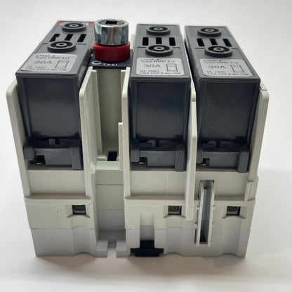 ABB 1SCA022548R9810 / OS30AJ12 / 600VAC 30AMP TYPE HRC I-CC FUSE SWITCH