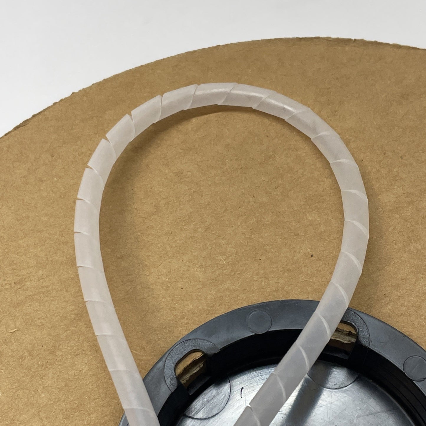 Panduit T25F-C, 0.25" OD x 100' L, 3/16 to 2" Bundle Diameter, Spiral Wrap 30.5m