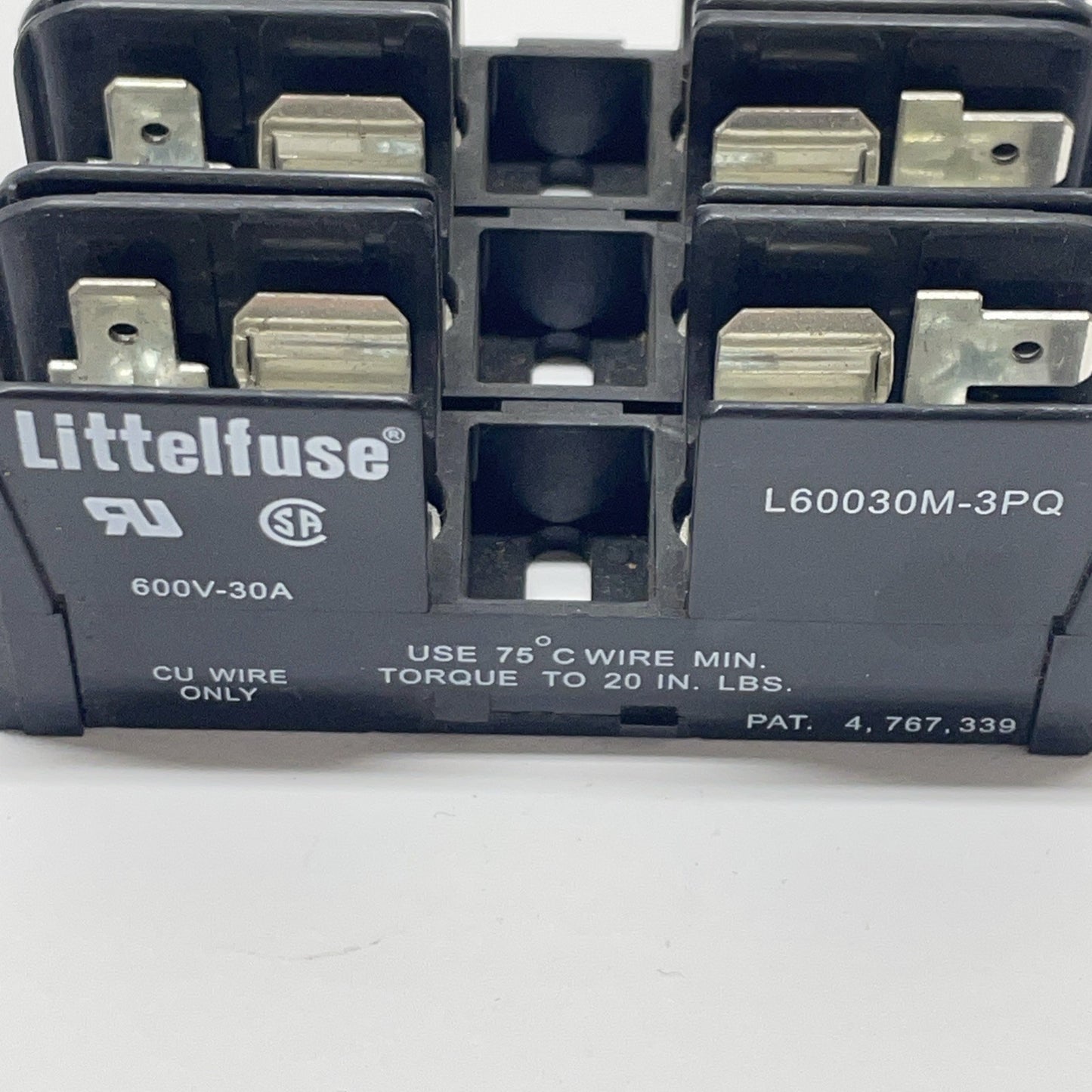 Littelfuse L60030M-3PQ 3P 30A 600V Fuseholder