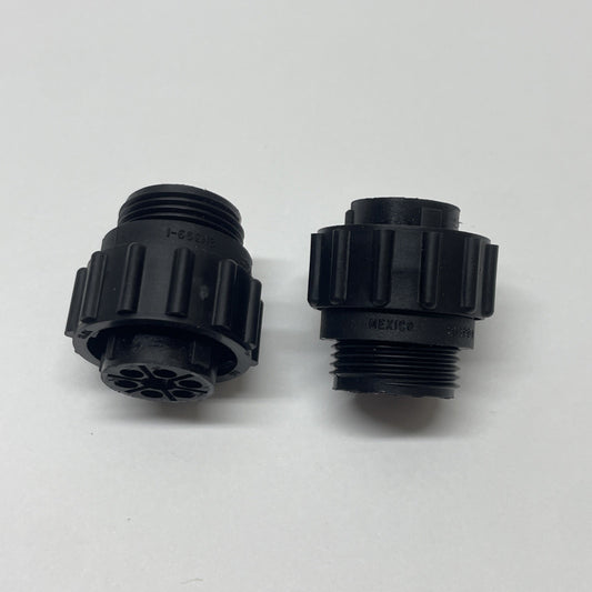 LOT OF 2 AMP 211399-1 Circular Connector Plug 7 pos Series I A5 AMP 1051