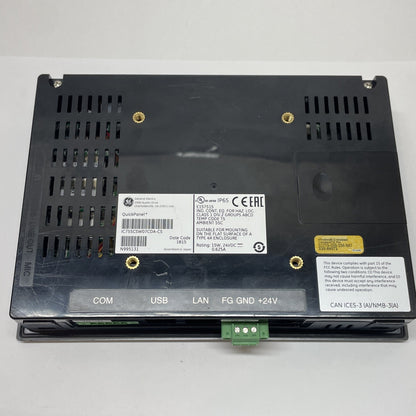 GE Fanuc IC755CSW07CDA-CS QuickPanel Operator Interface 15W 24VDC 0.625A (USA)
