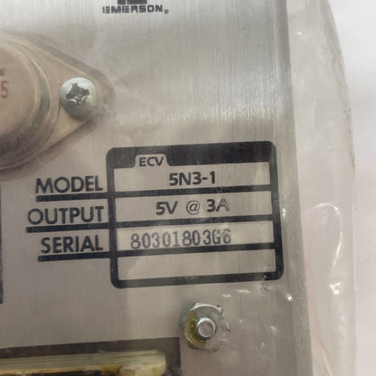ACDC Electronics Emerson ECV 5N3-1  5V / 3A  Power Supply