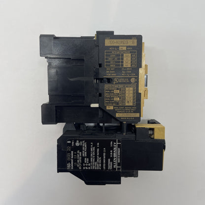 ALLEN BRADLEY 100-A09ND3 SER. B Contactor with 193-BSB 22 Overload Relay