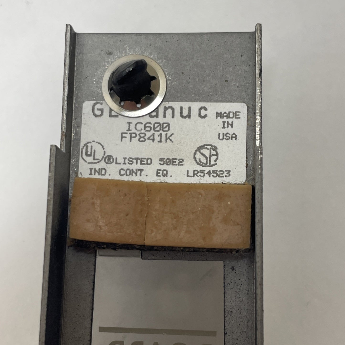 GE Fanuc IC600FP841K Analog I/O Faceplate / Front Module Panel