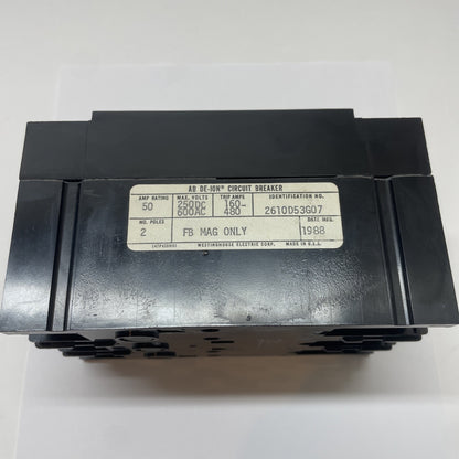 Westinghouse MCP0358CR 3-Pole Motor Circuit Protector 7A 600V