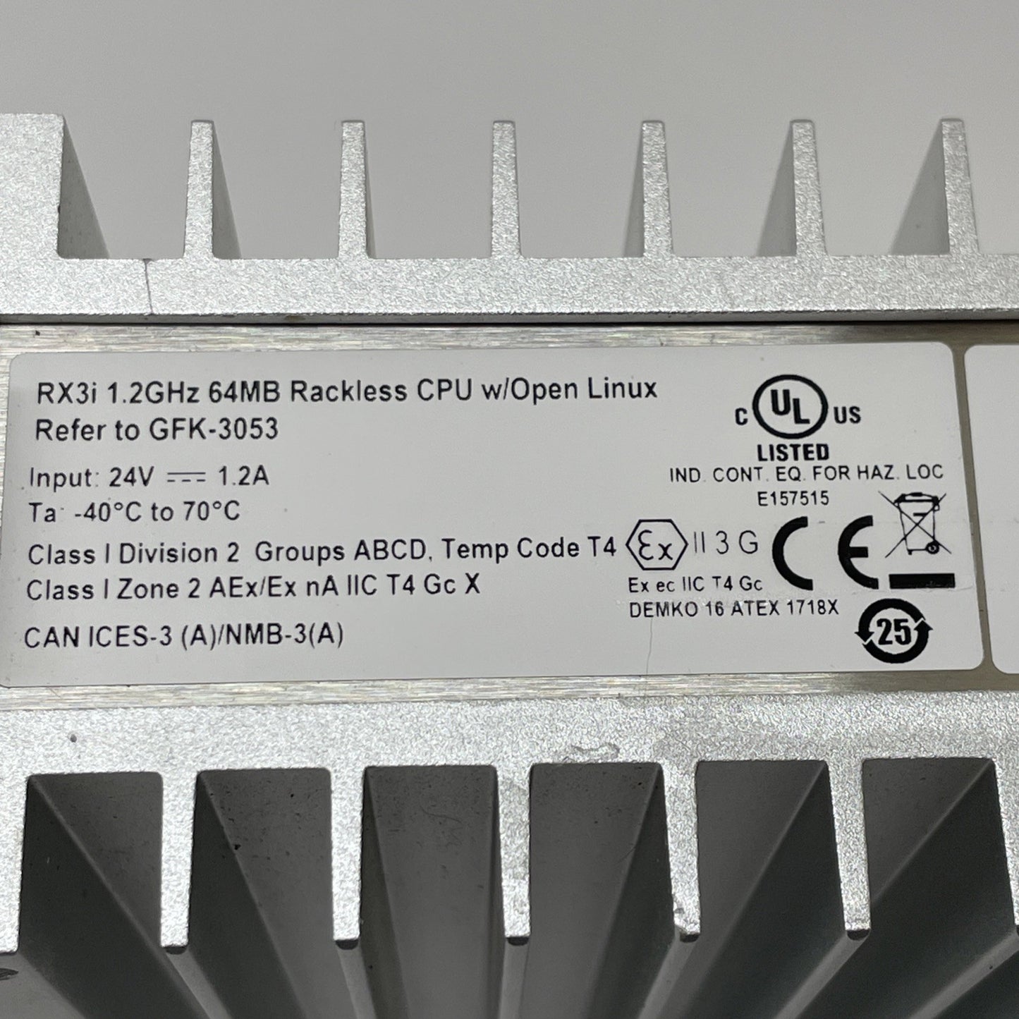 Emerson  IC695CPL410-ABAK  RX3i CPL410 Open Source Edge Controller