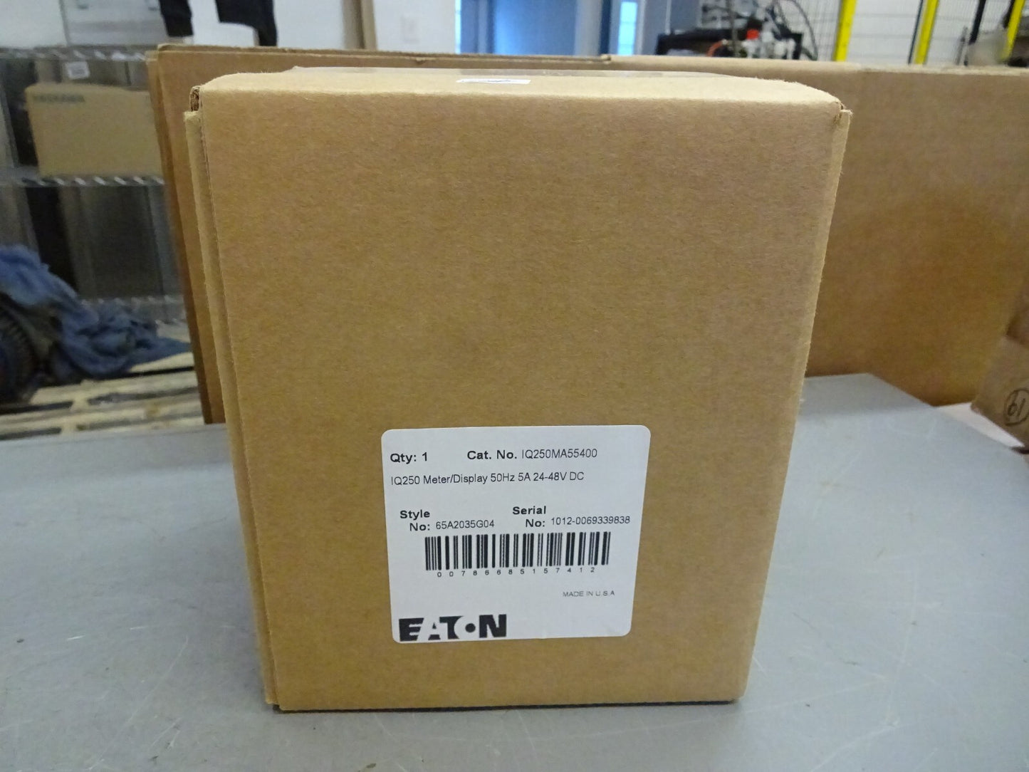 EATON IQ250MA55400 / IQ250 / METER DISPLAY 66A2035G04 / 5A 24-48VDC 50HZ / NEW