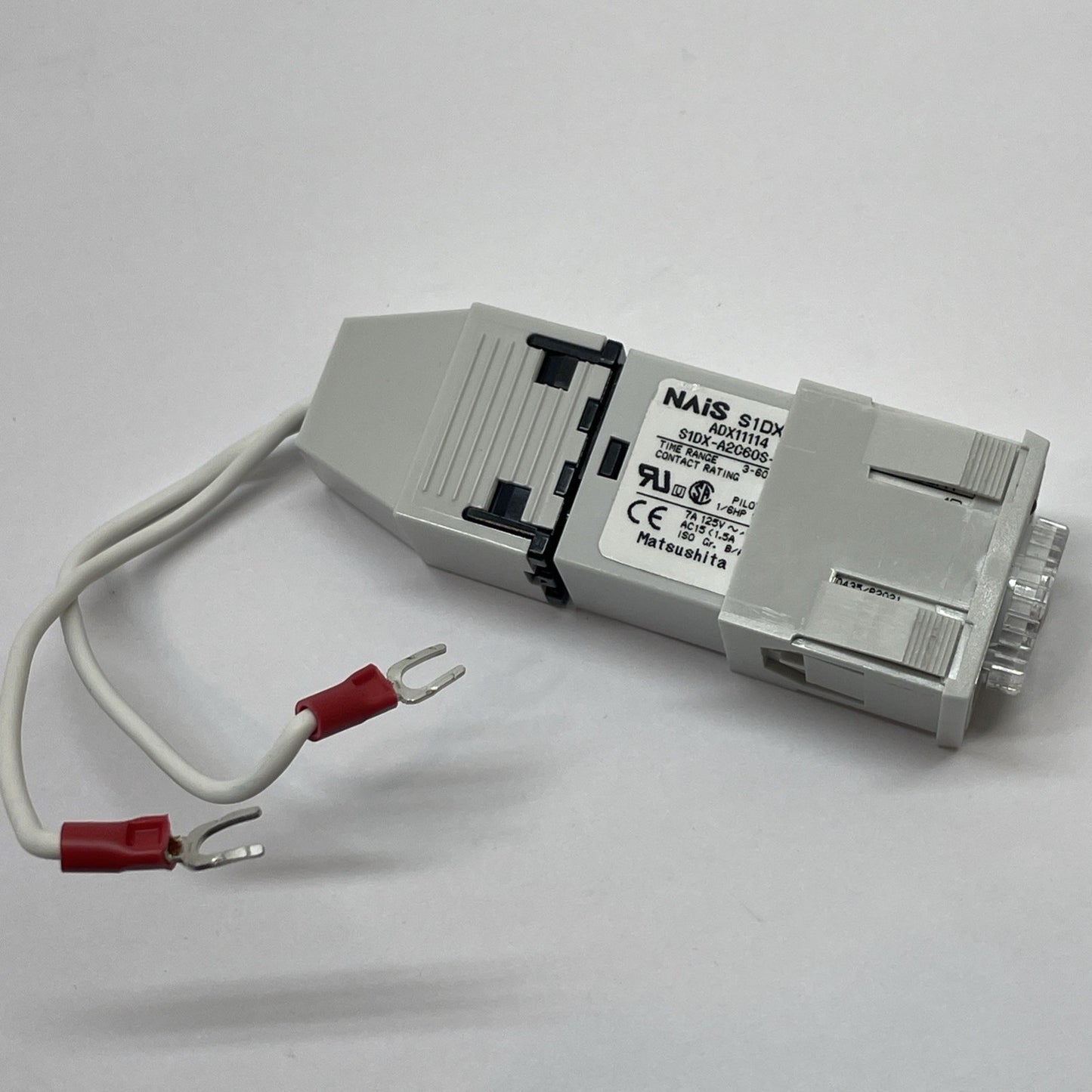 NAIS ADX11114 / S1DX-A2C60S-AC120V TIMER RELAY 3-60 SEC W/ ADX18011 RELAY