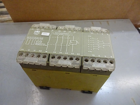 PILZ 17868 / 474965 / PZE5V SAFETY RELAY / 24VDC