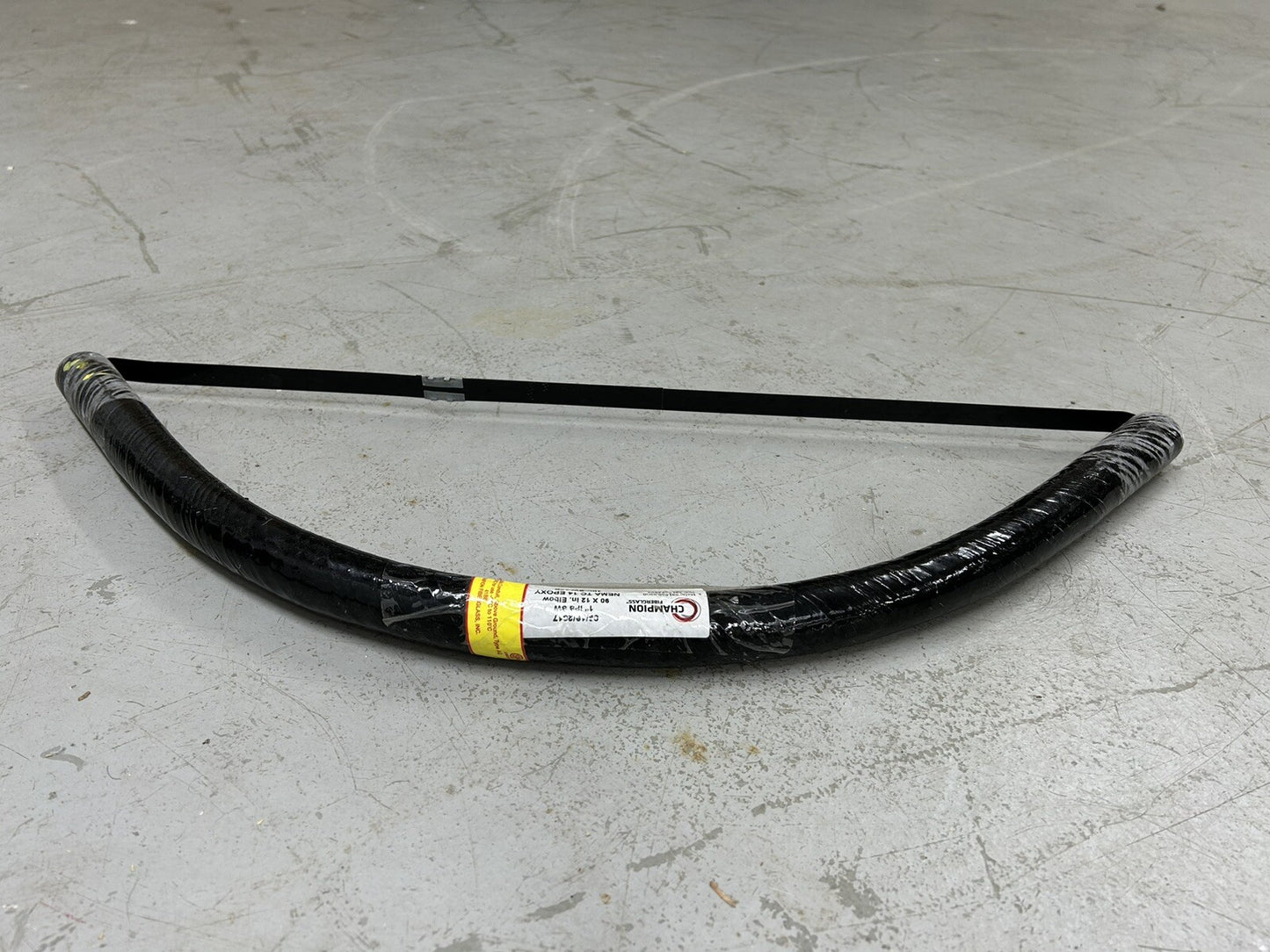 CHAMPION 10C-SW-90P / 1" 90° ABOVE GROUND FIBERGLASS CONDUIT ELBOW 12" RADIUS