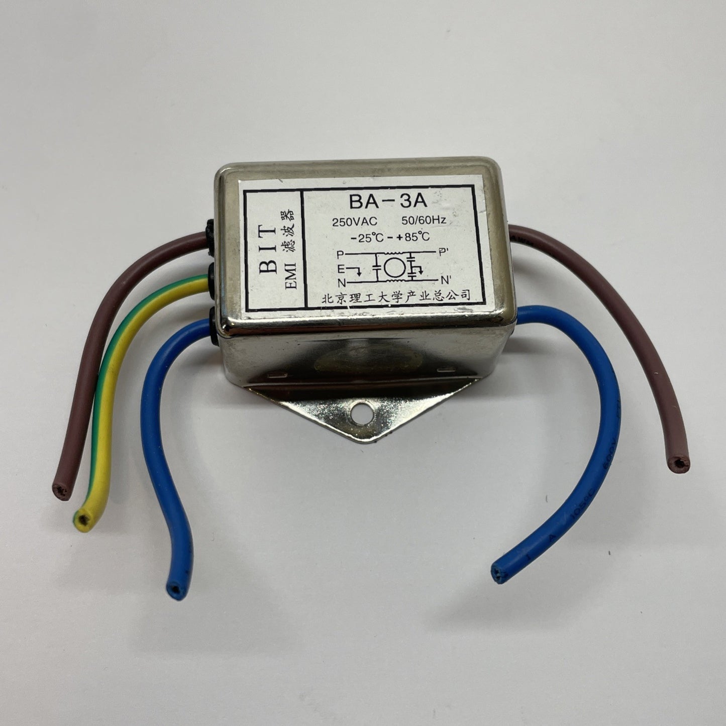 (LOT OF 35) BA-3A 250VAC EMI Power Line Filter 3A Chassis Mount Noise Suppressor