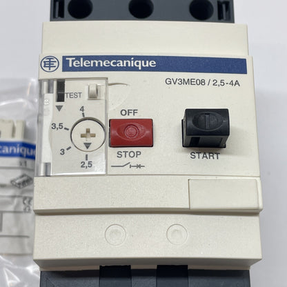 Telemecanique GV3ME08 3-Pole Motor Circuit Breaker 2.5-4 A