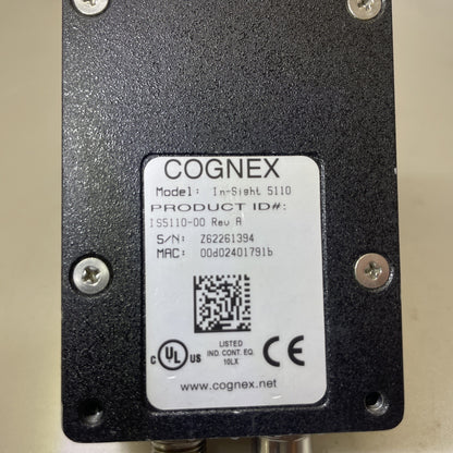 COGNEX IN-SIGHT 5110 IS5110-00 800-5870-1 A REV. C VISION SYSTEM