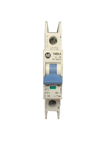 ALLEN BRADLEY 1489-A CIRCUIT BREAKER SER. A 6AMP 1489-A1C060