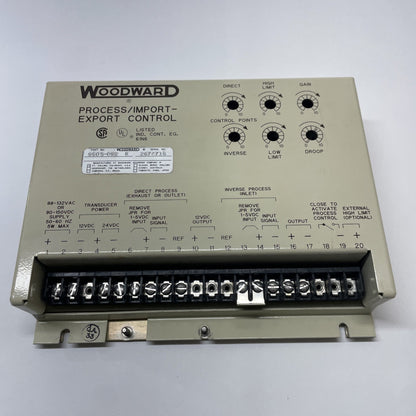 WOODWARD 9905-092 / K  PROCESS/IMPORT-EXPORT CONTROL MODULE **MAKE OFFER**