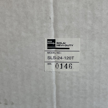 Sola HD SLS-24-120T Linear Power Supply 24VDC 12A 288W Silver Line Series