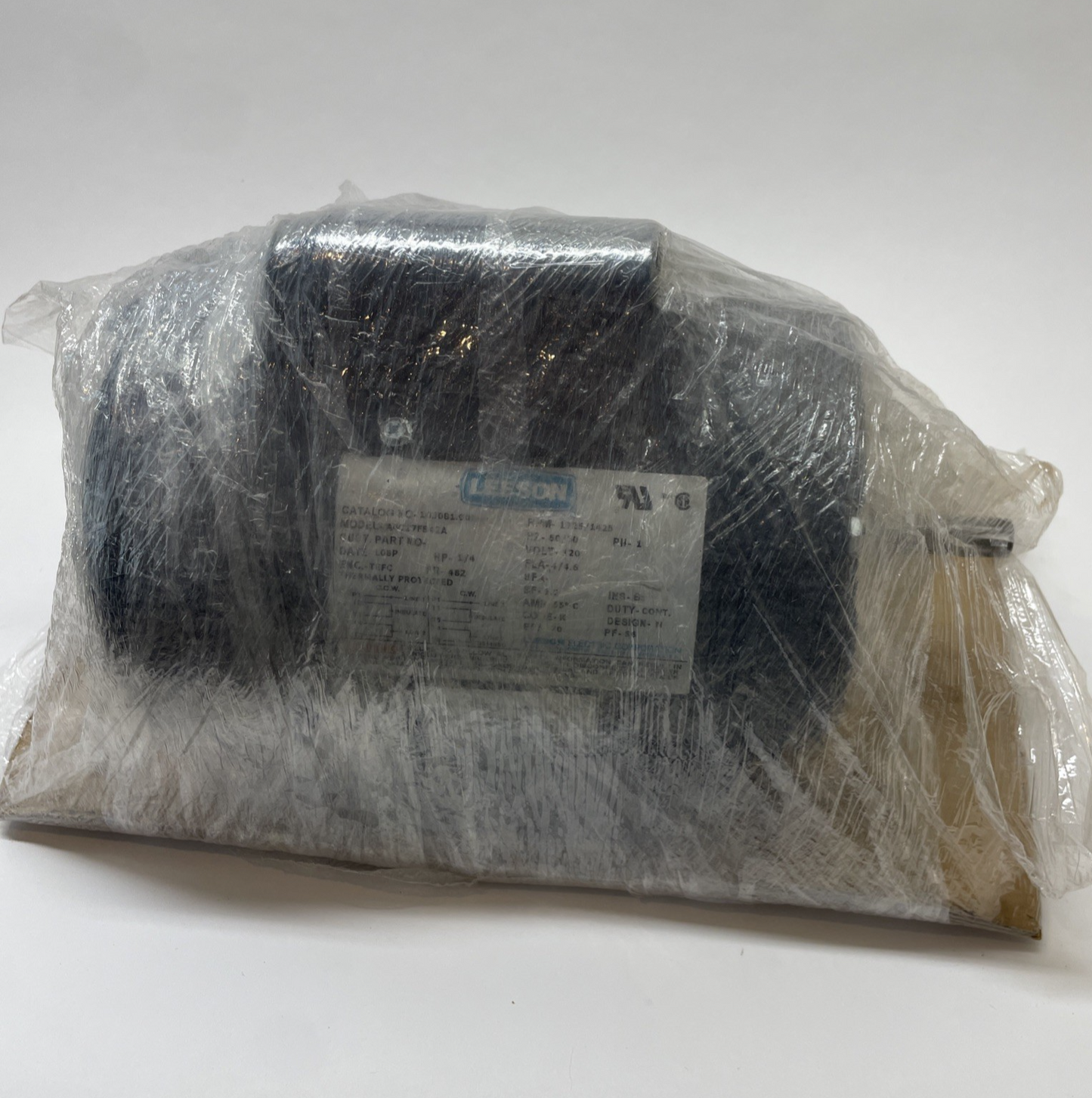 Leeson 103081.00 A4C17FB42A 1Ph 1/4 Hp AC Electric Motor 1725RPM 120V