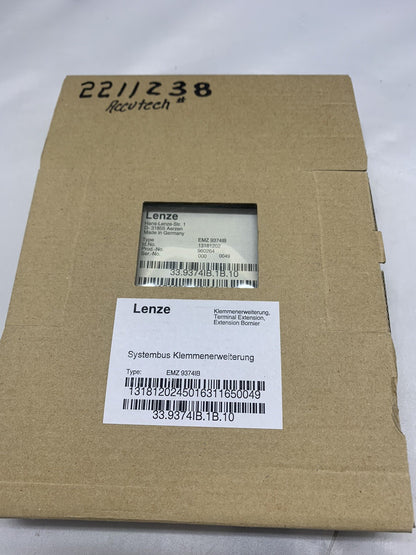 Lenze EMZ9374IB Digital I/O Expansion / Terminal Extension Module (USA SELLER)