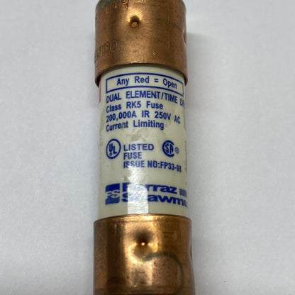 Ferraz Shawmut TR10R Time-Delay Fuse 10 A 250 V Class RK5 (Tri-Onic)