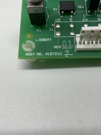 LIEBERT SMOKE DETECTOR CIRCUIT BOARD 416721G2 REV 00