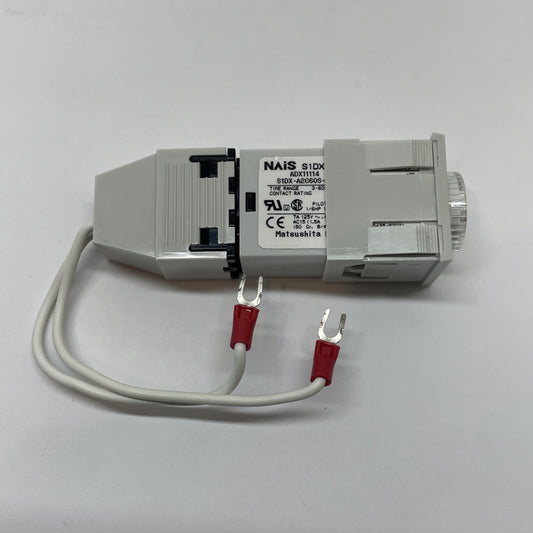 NAIS ADX11114 / S1DX-A2C60S-AC120V TIMER RELAY 3-60 SEC W/ ADX18011 RELAY
