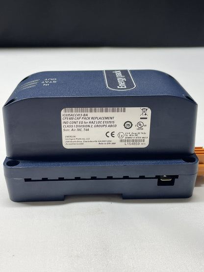 Emerson RX3i Energy Pack IC695ACC413-BA CPE400 Cap Pack Replacement