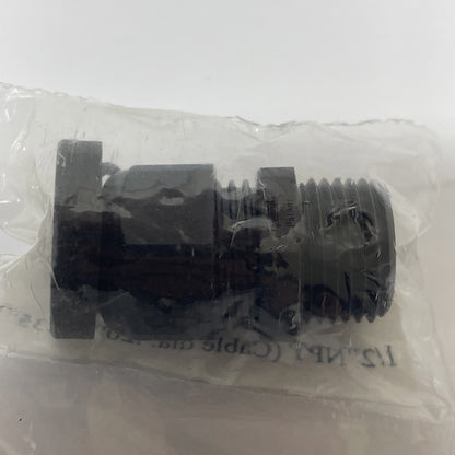 Sealcon CD13NR-BK-N-O  ½″ NPT Black Nylon Dome Cable Gland Strain Relief