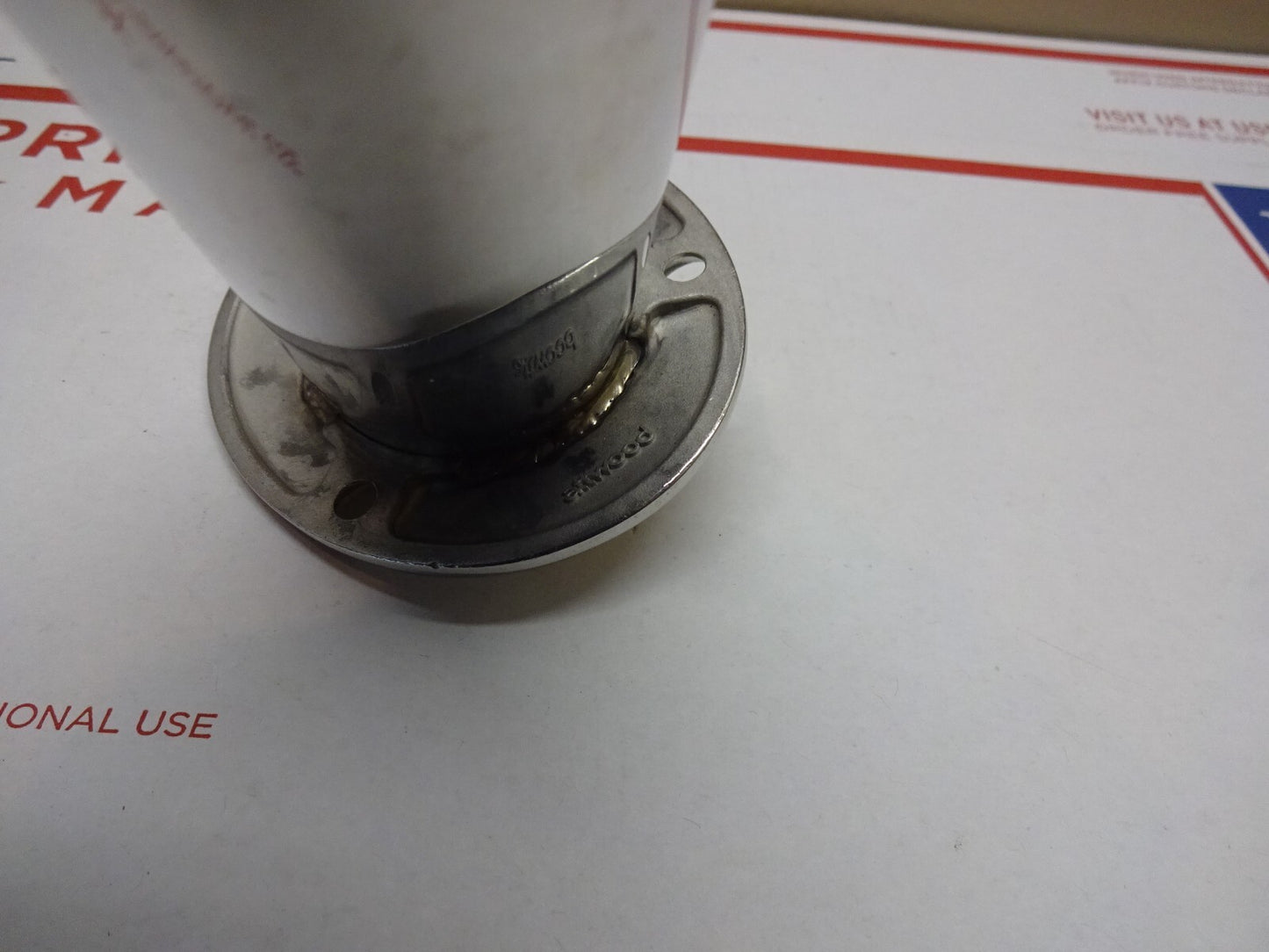 ATTWOOD 30 DEGREE STAINLESS STEEL ROD HOLDER BOAT MARINE FISHING 9" / NOS