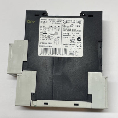 Siemens 3RN1010-1CB00 SIRIUS Motor Protect Relay 24V AC/DC