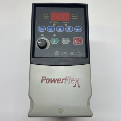 Allen-Bradley 22A-D2P3N104 PowerFlex 4 480VAC 3PH 0.75kW AC Drive