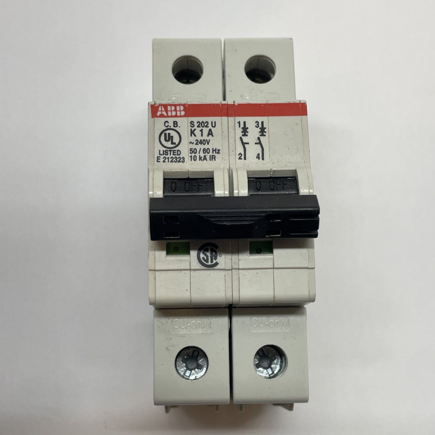 ABB S202U K1A E212323 1AMP 240V