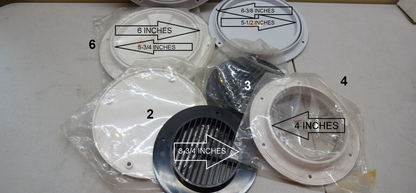 BECKSON MARINE DECK PLATES / MIXED LOT / DEALER LOT OF 6 NEW