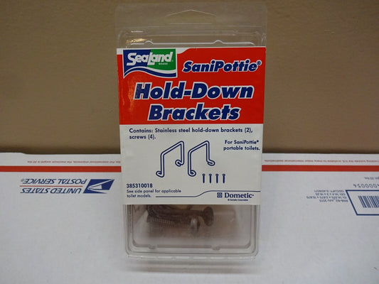 SEALAND DOMETIC 385310018 / SANIPOTTIE HOLD-DOWN BRACKETS 6586 195-6586 / NEW