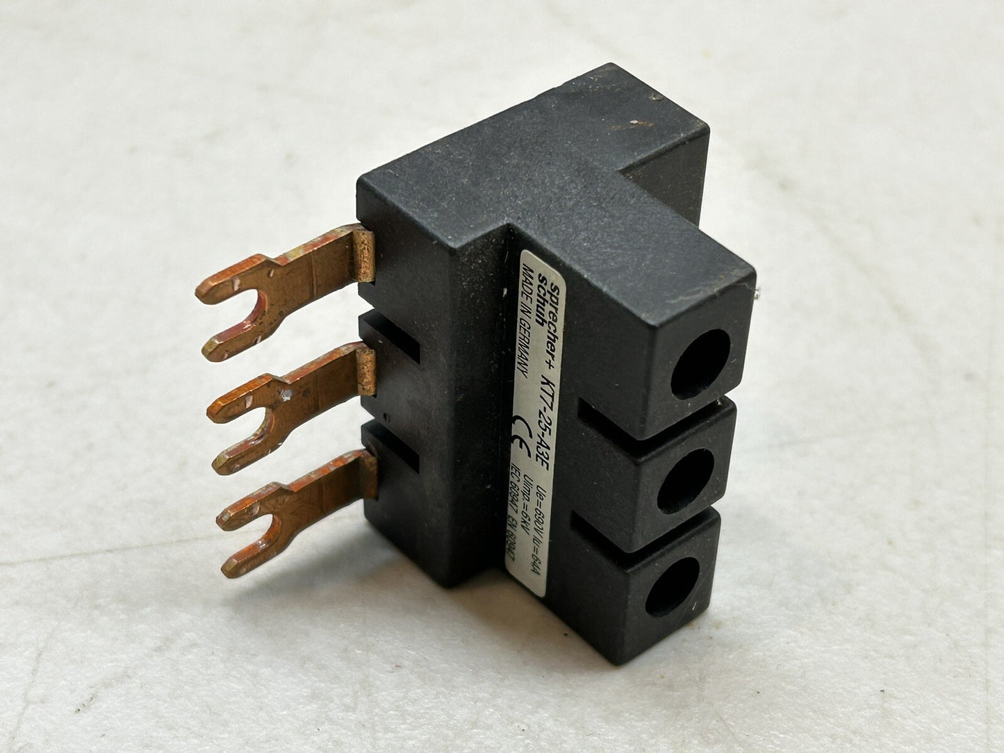 SPRECHER+SCHUH KT7-25-A3E / TERMINAL BLOCK / 6O0V AC 64A