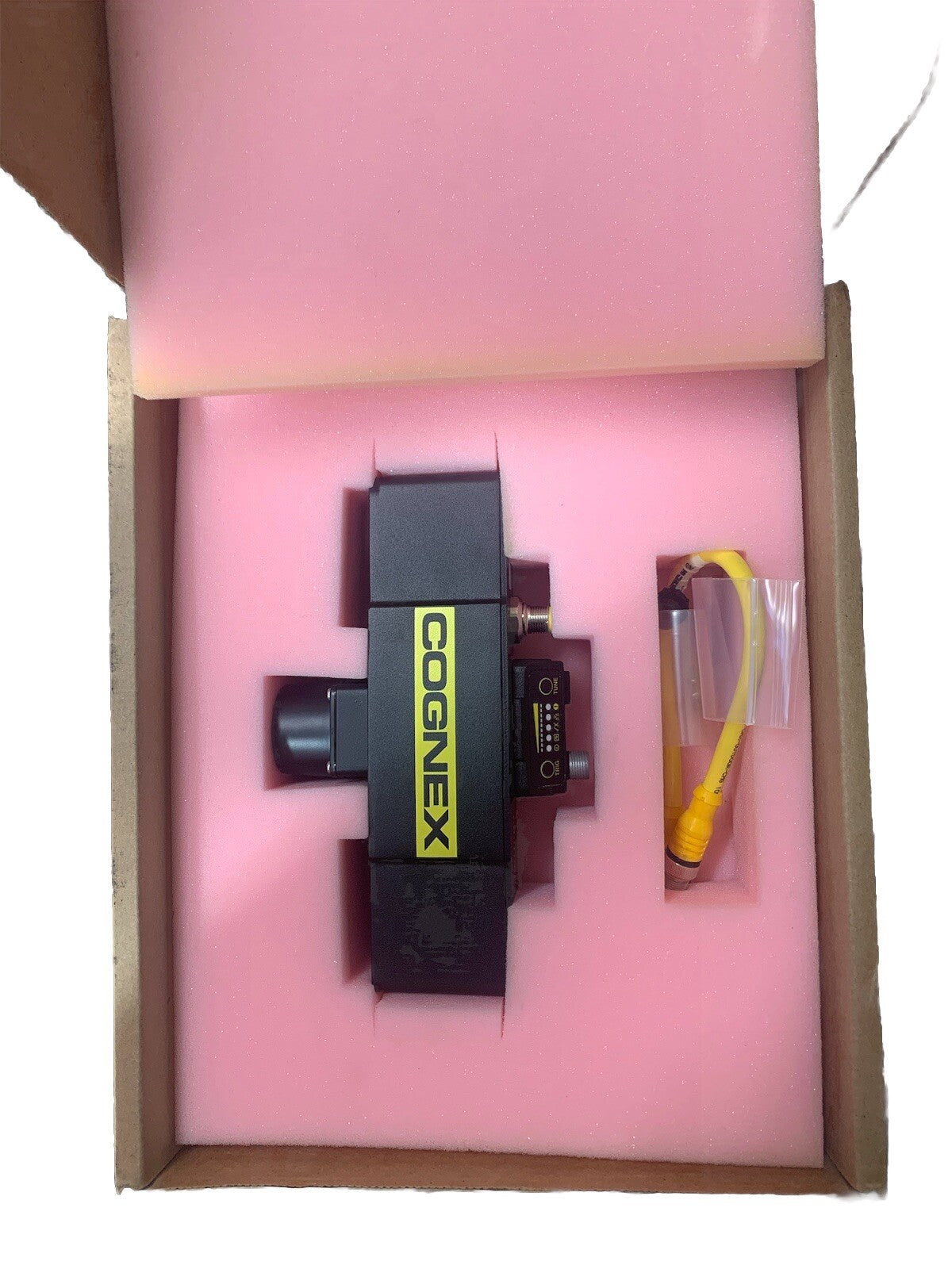 COGNEX DM363QL, 821-10009-1R Barcode Reader w/ ODDM-302-625 Smart Vision Light