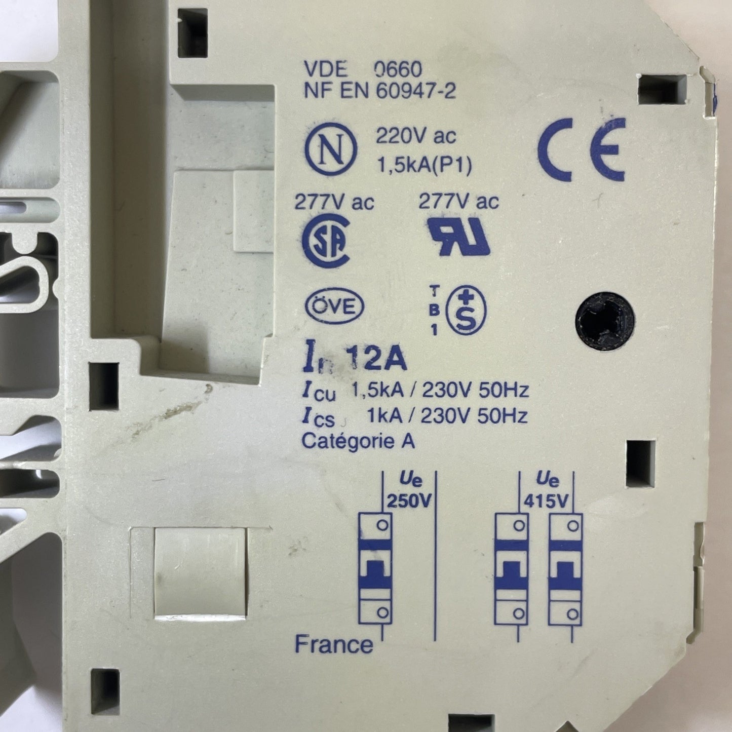 Telemecanique GB2-CB20 Circuit-Breaker, 12 Amp