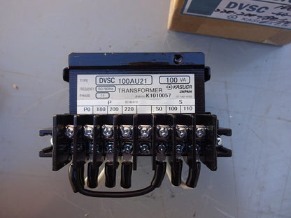 KASUGA TRANSFORMER DVSC 100AU21 / 100VA 50/60HZ / NEW WITH BOX