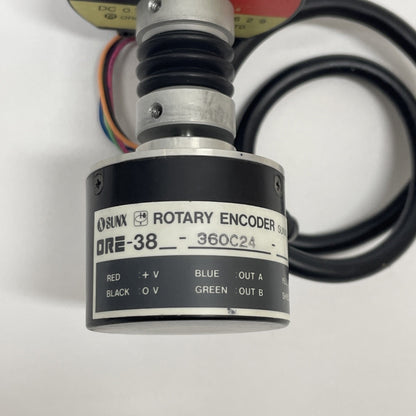 Vexta Oriental 5-Phase Stepper Motor PH554-NB w/ Sunx DRE-38 Rotary Encoder