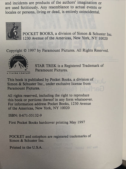 A Lot Of Four Star Trek Books Nice Condition.