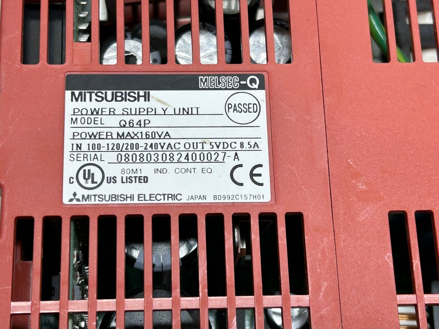 MITSUBISHI Q64P POWER SUPPLY UNIT MELSEC-Q MAZ 160VA / 8.5A