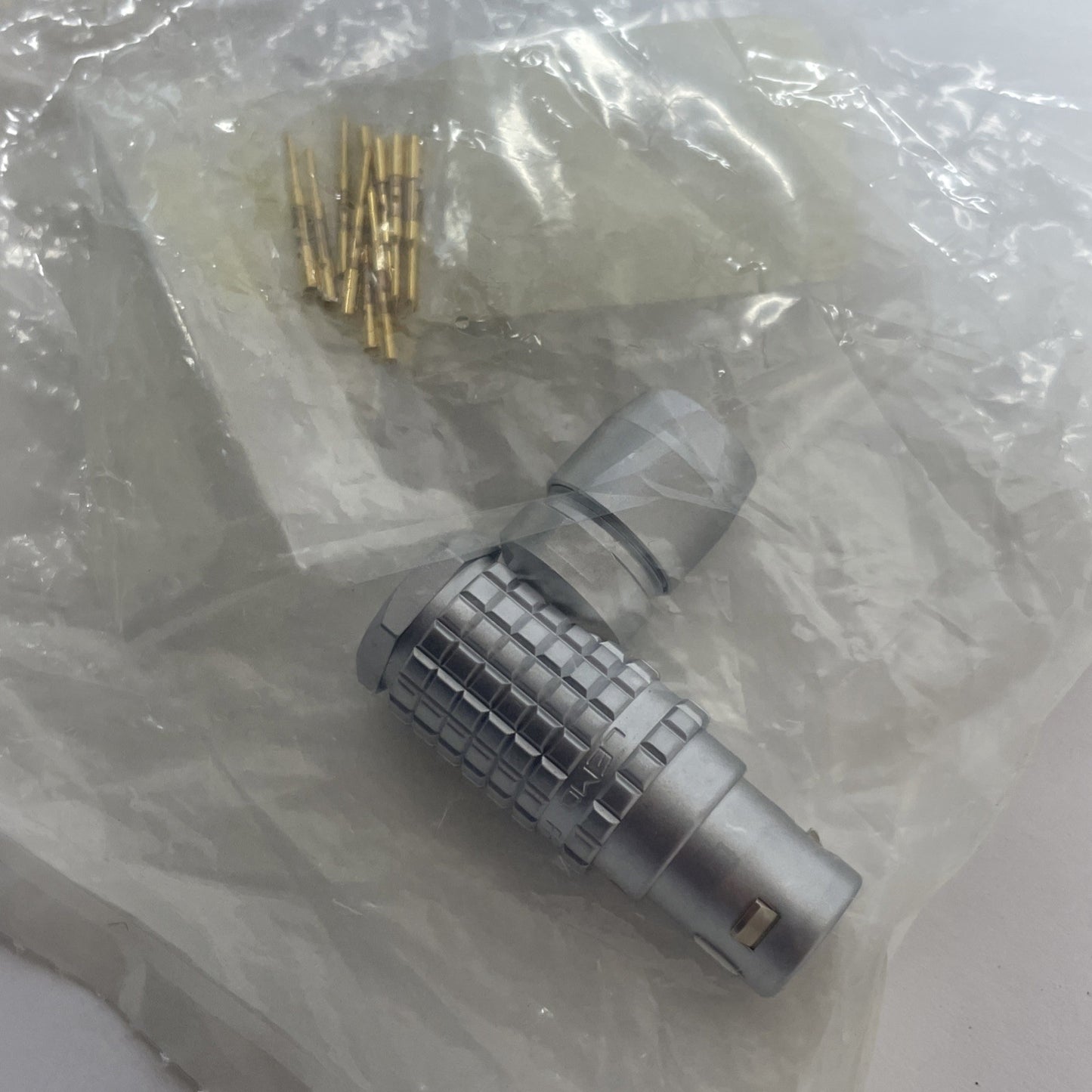 LEMO FHG.2B.310.CYCD62 10-Pos Right-Angle Male Crimp Circular Connector