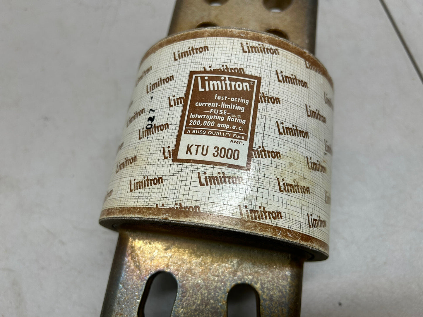 LIMITRON KTU 3000 BUSS FUSE 3000A CURRENT LIMITING FAST ACTING BUSSMANN / NEW