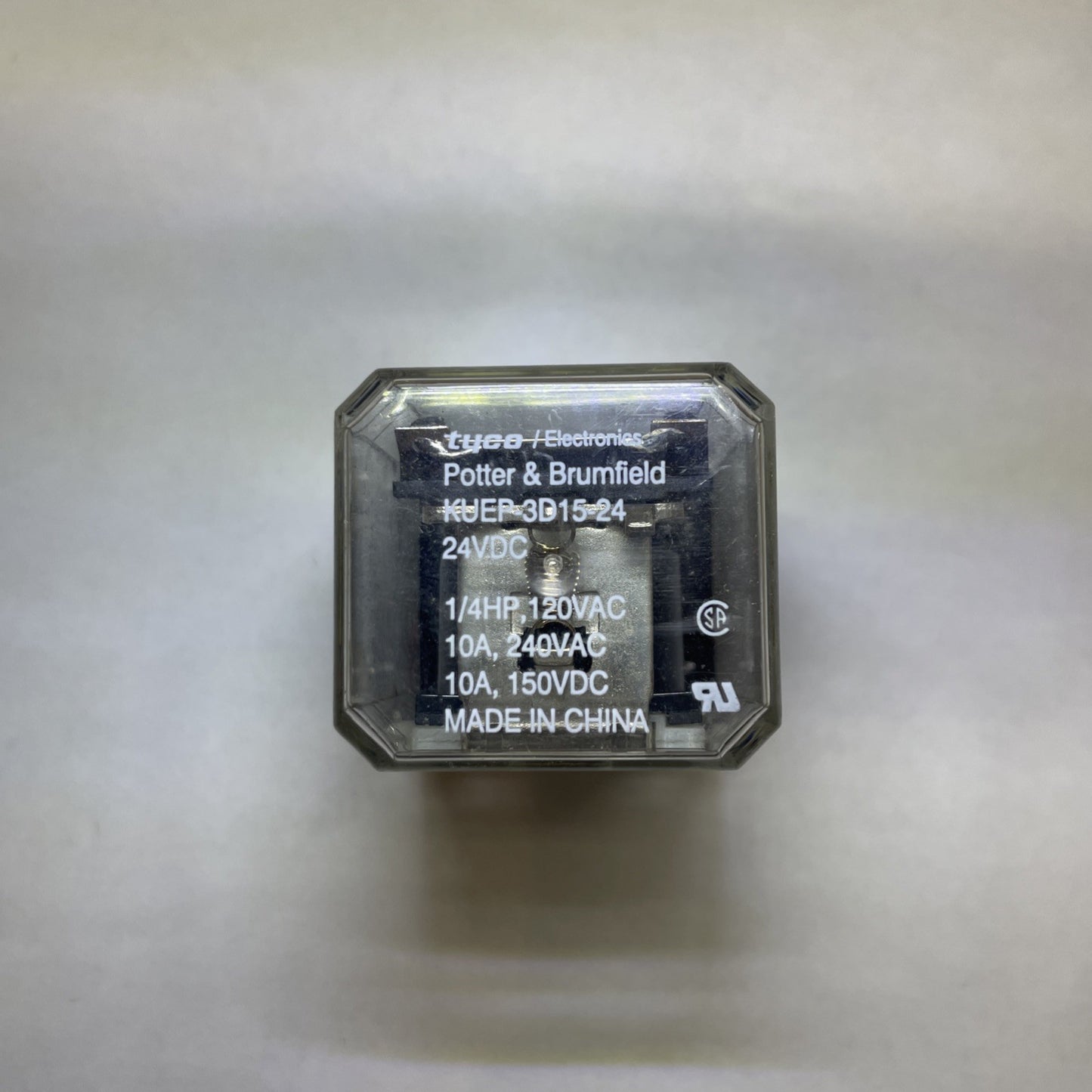 (LOT OF 8) Tyco Electronics KUEP-3D15-24 General Purpose Relay 24VDC