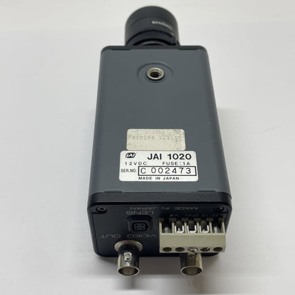 iAi Protec JAI 1020 12VDC 1A Machine Vision Camera C002473 w/ F1.4 6mm TV Lens