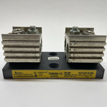 T60600-1C Cooper Bussmann Class T Fuse Block 600V 600A 1-Pole 1B0091