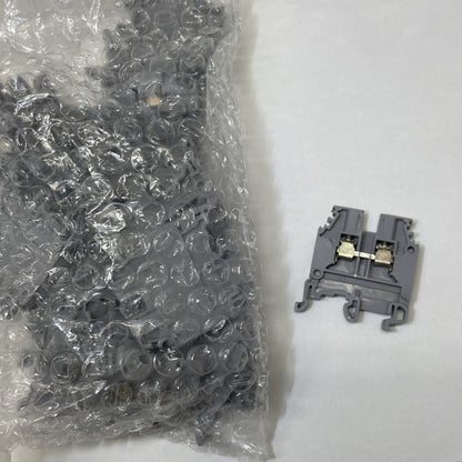 LOT OF 26 M4/6 5116 DIN Rail Mount Terminal Block, 600 Volt, 25 Amp