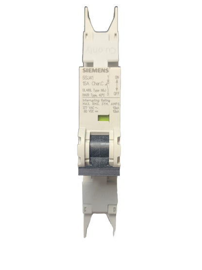 SIEMENS 5SJ4 118-7HG42, CIRCUIT BREAKER, 15A, 1P NEW!