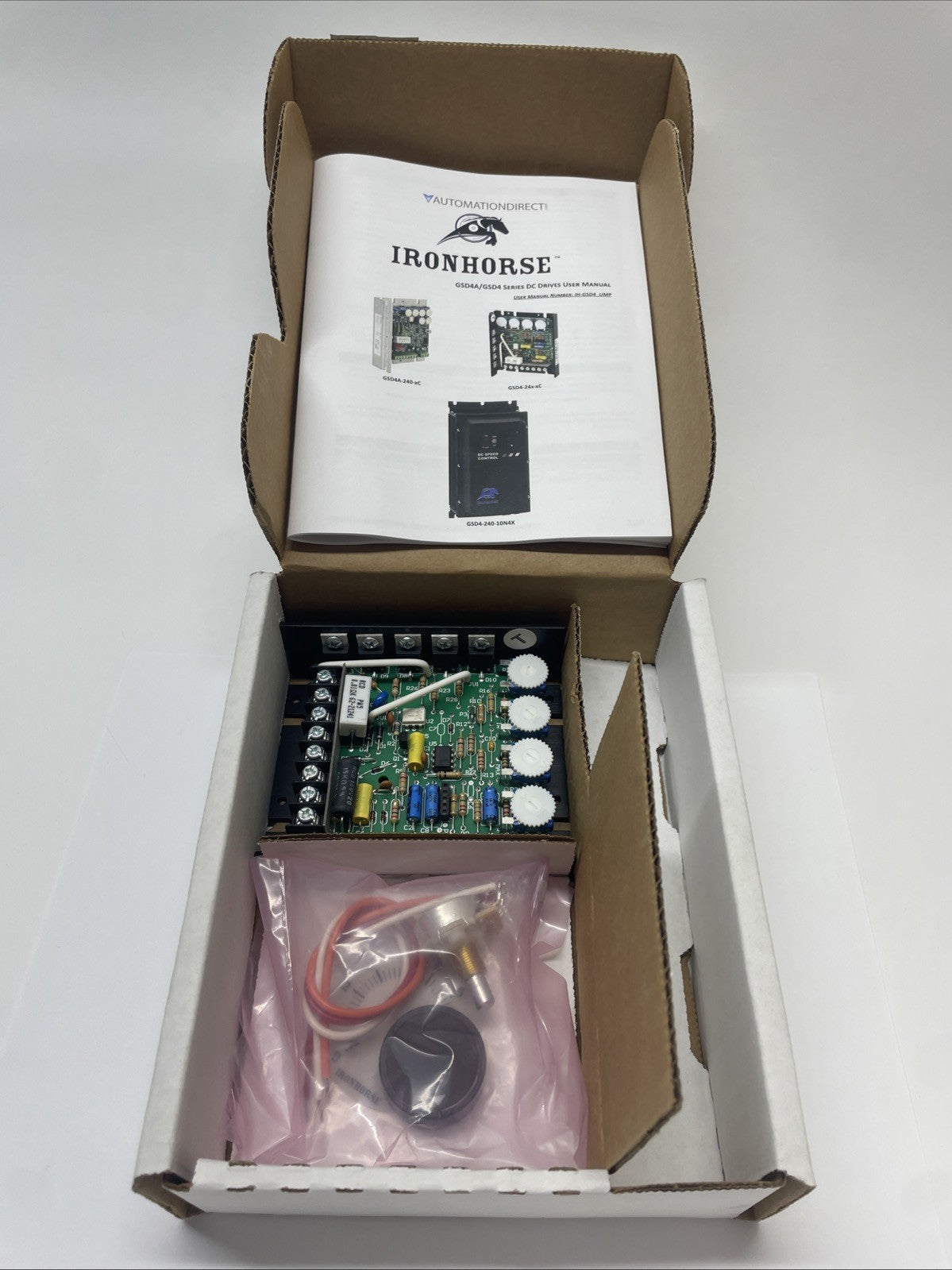 IRONHORSE GSD4-240-5C General Purpose DC Drive, 120/240 VAC Input, 5.5 A Output