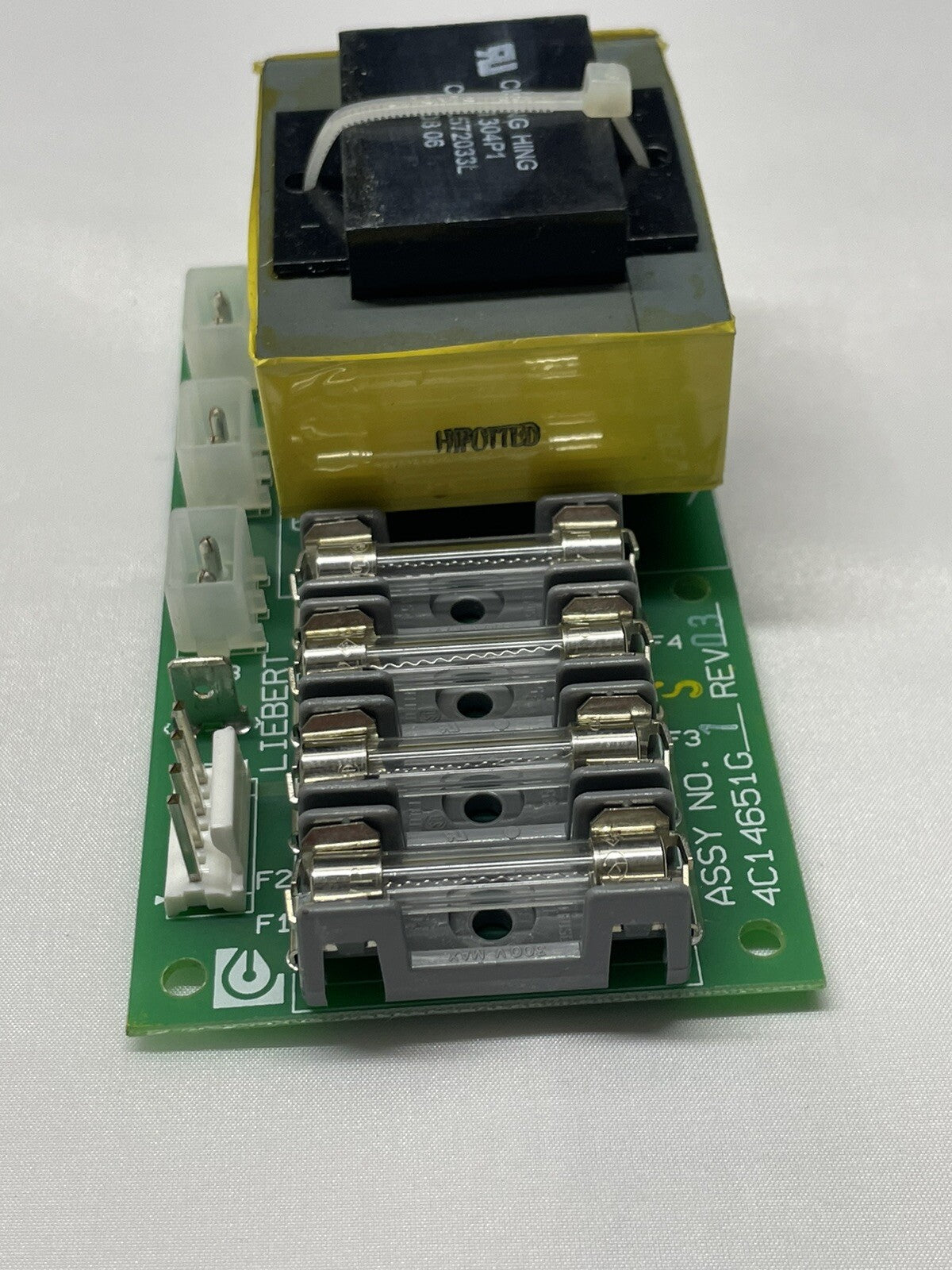 Liebert 4C14651G1 Rev 03 Fused Circuit Board PWA ISO Transformer/Fuse
