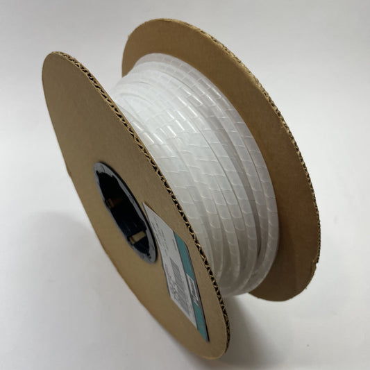 Panduit T25F-C, 0.25" OD x 100' L, 3/16 to 2" Bundle Diameter, Spiral Wrap 30.5m